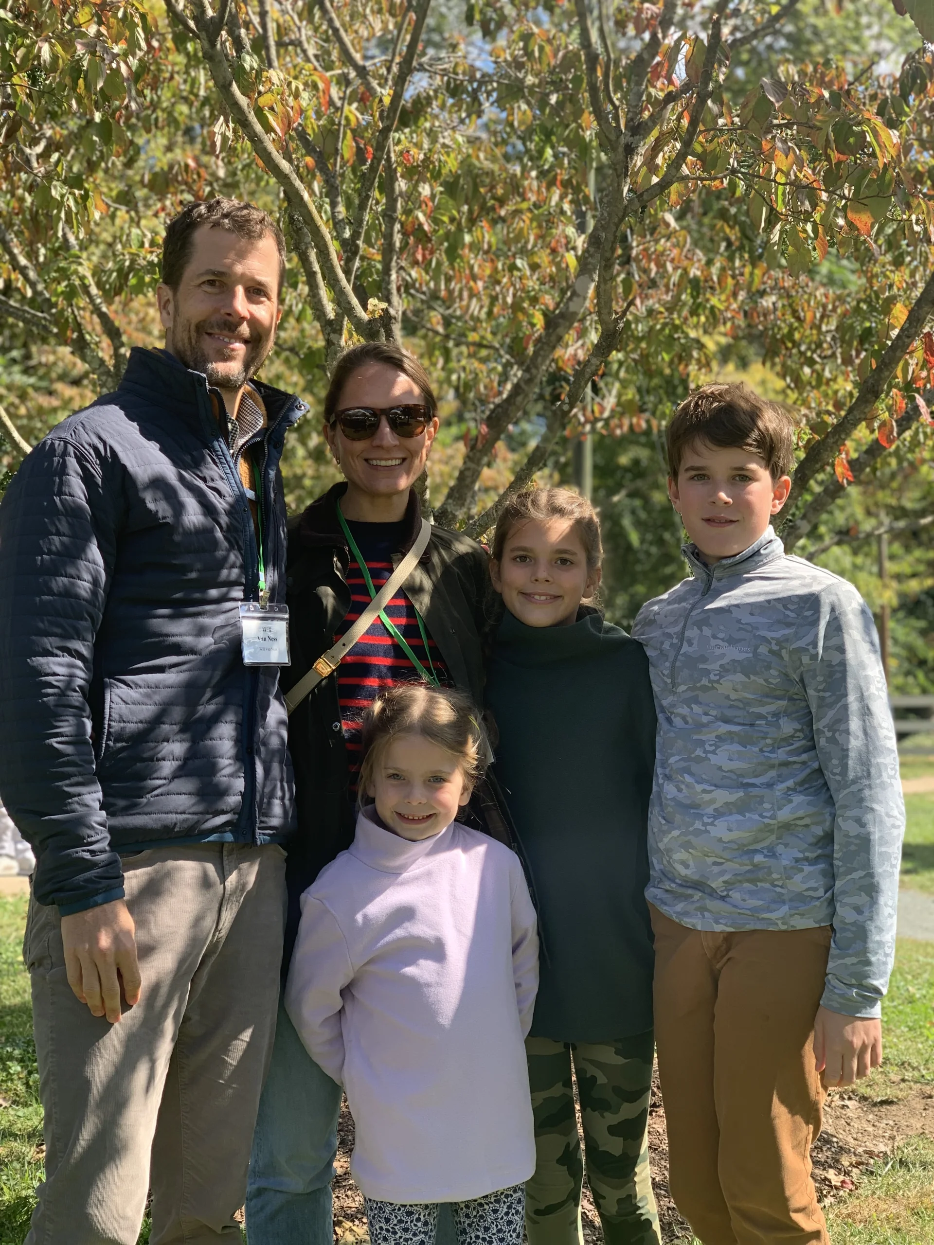 happy family smiling